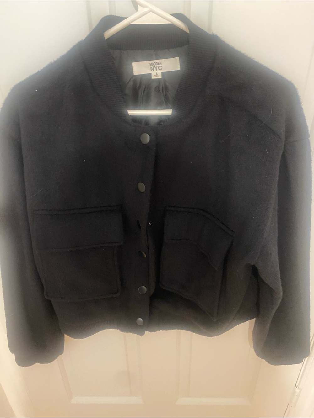 Women's Navy Bomber Jacket